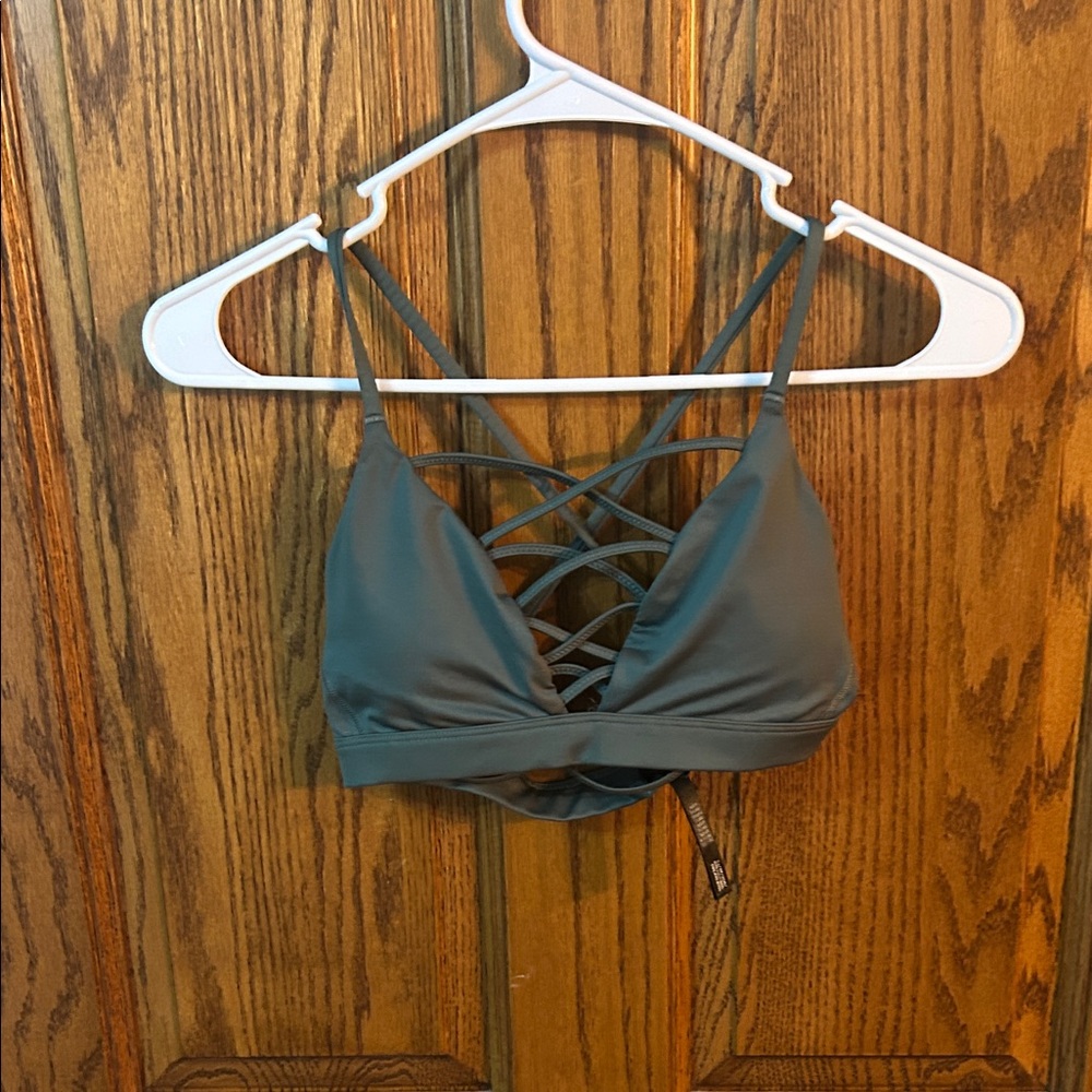 Victoria's Secret Strappy Gray Bralette